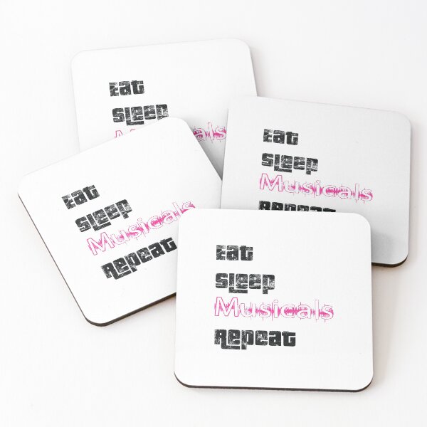 Item preview, Eat Sleep Musicals Repeat designed and sold by Beefytee.