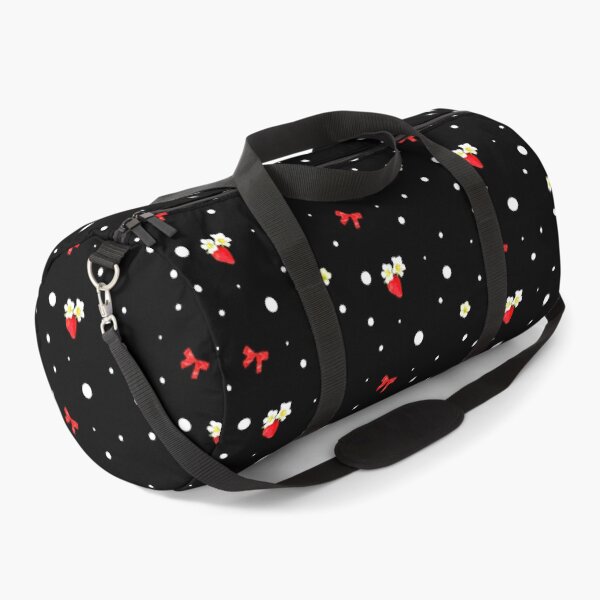Strawberry Dots Duffle Bag
