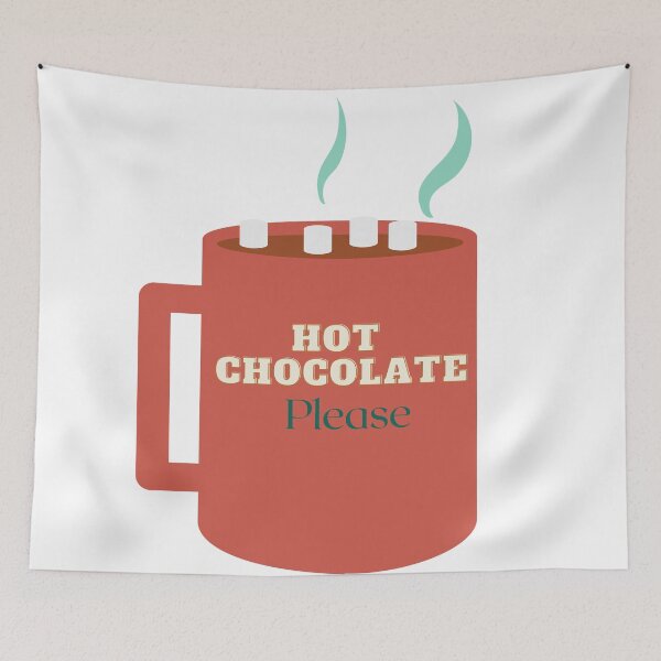 Item preview, Hot Chocolate Please / xmas , winter, comfy, hygge designed and sold by SpicyCherrys.