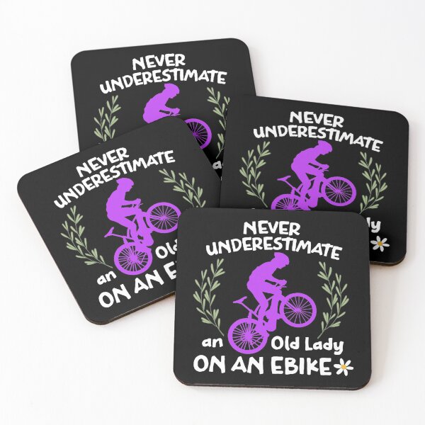 Item preview, Never Underestimate an Old Lady on an Ebike Funny eBike designed and sold by OneMTB.