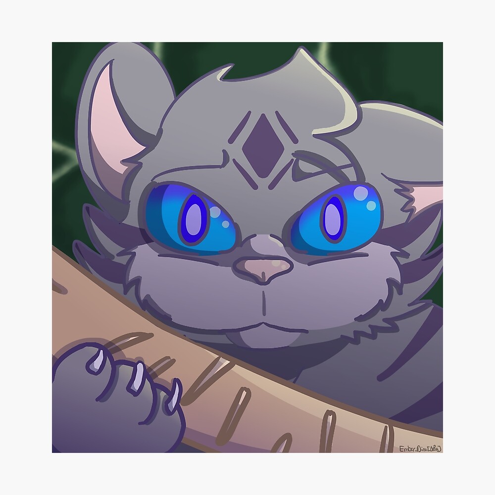 Jayfeather (Warrior Cats) Poster for Sale by Fudgebiskets