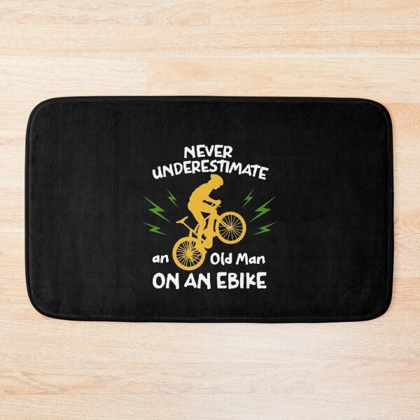 Item preview, Never Underestimate an Old Man on an Ebike Funny e-Bike designed and sold by OneMTB.