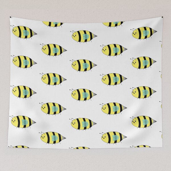 Item preview, Bee - cute, black striped, Happy Bee designed and sold by JRice66.