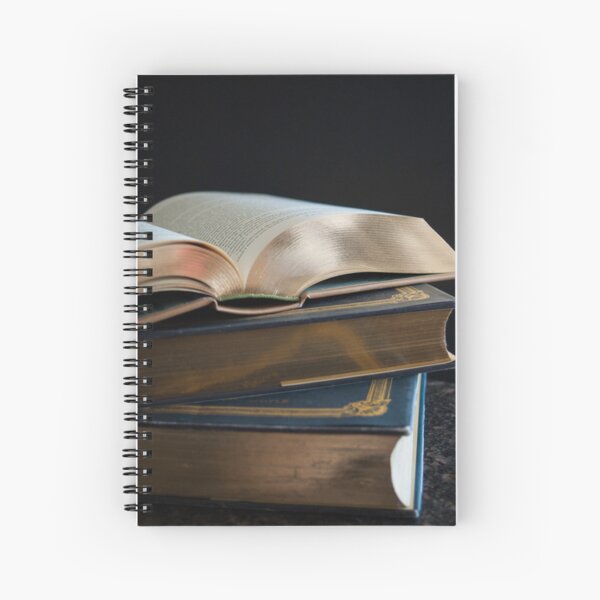 Golden Pages Spiral Notebook
