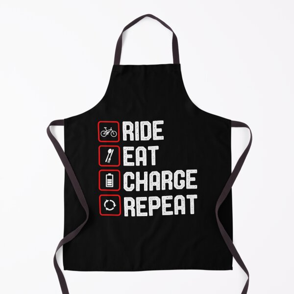 Item preview, Ride Eat Charge Repeat Funny e-Bike designed and sold by OneMTB.