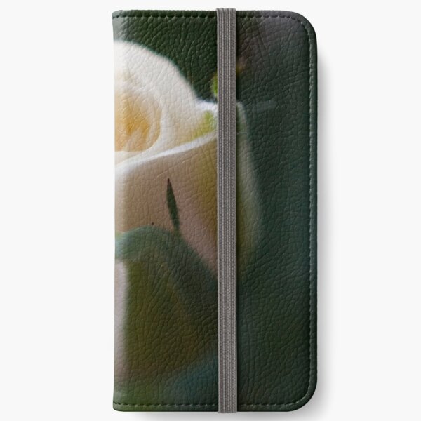White Rose iPhone Wallet