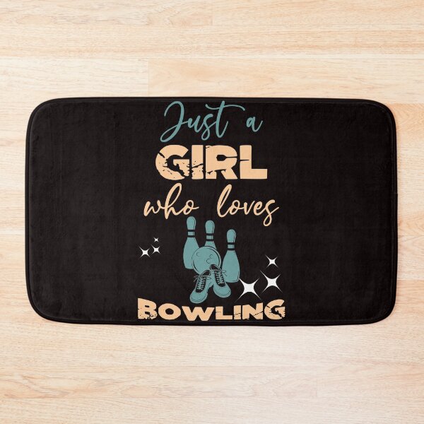 Item preview, Just A Girl Who Loves Bowling - Cool Bowling Equipments And Text Effects Gift Ideas designed and sold by leo121687.