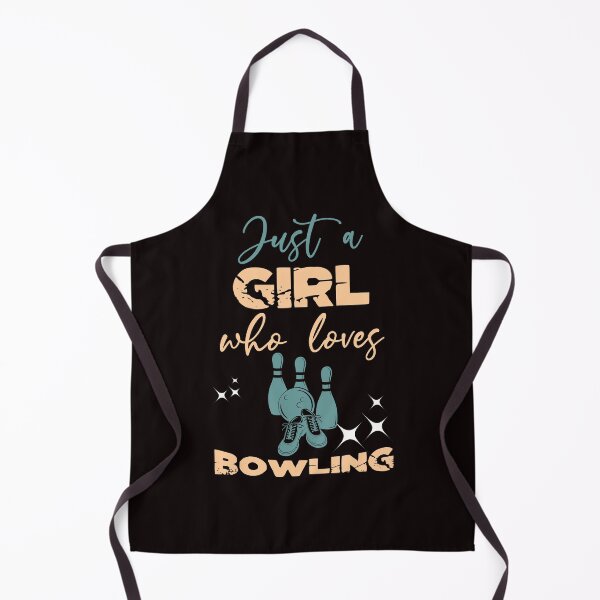Item preview, Just A Girl Who Loves Bowling - Cool Bowling Equipments And Text Effects Gift Ideas designed and sold by leo121687.
