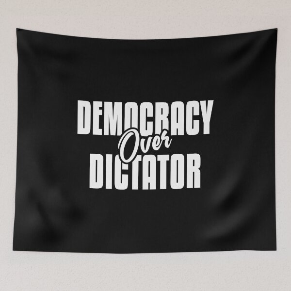 Item preview, Democracy Over Dictator America Freedom designed and sold by tshirtexpressiv.