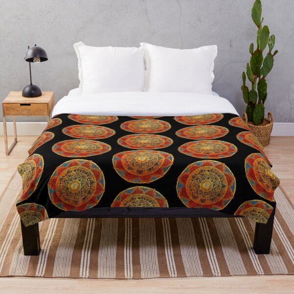 Item preview, Mandala de flores doradas designed and sold by Tkoransky.