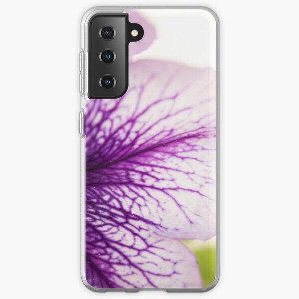 Purple-veined Petunia Petal Samsung Galaxy Soft Case