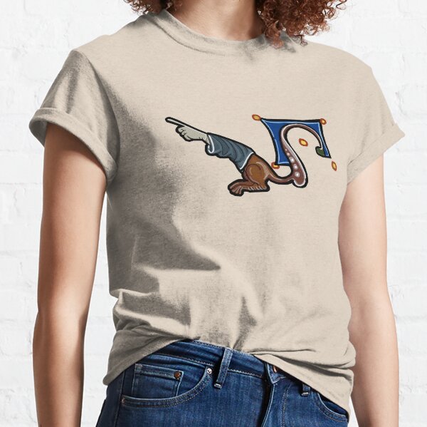Manicule 14 C Maastricht Psalter Classic T-Shirt