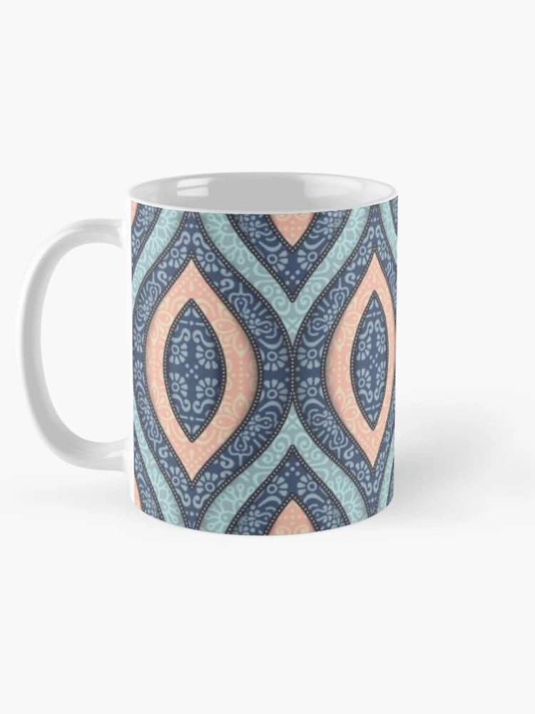 Thumbnail 5 of 6, Coffee Mug, Beautiful Vector Pattern designed and sold by RheanaDesigns.