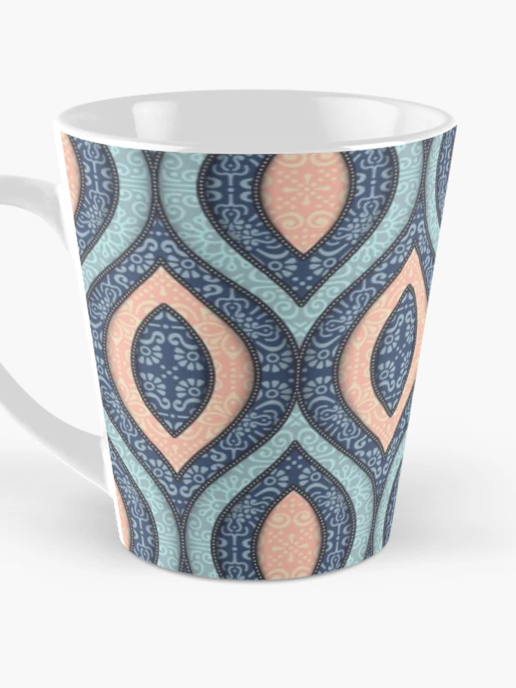 Thumbnail 3 of 4, Coffee Mug, Beautiful Vector Pattern designed and sold by RheanaDesigns.