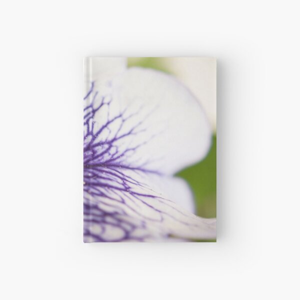 Purple-veined Petunia Hardcover Journal