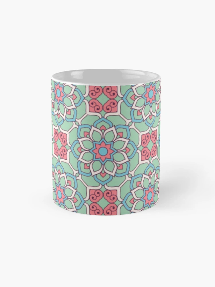 Thumbnail 4 of 6, Coffee Mug, Flower Pattern designed and sold by RheanaDesigns.