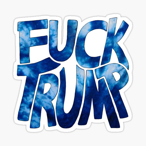Artikel-Vorschau von Blue Tie Dye Fick Donald Trump, designt und verkauft von Sadie Brown.