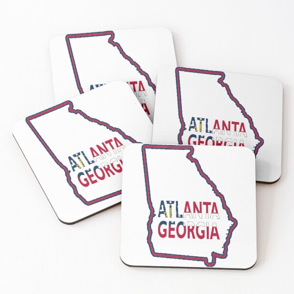 Item preview, Team Georgia | Map of Atlanta GA designed and sold by Quotes-I-Wear.