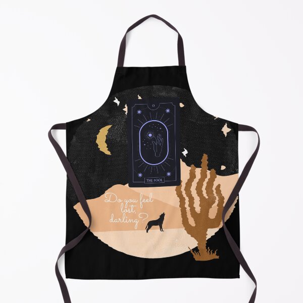 Item preview, Do you feel lost darling ? desert western wolf and occult card designed and sold by SpicyCherrys.
