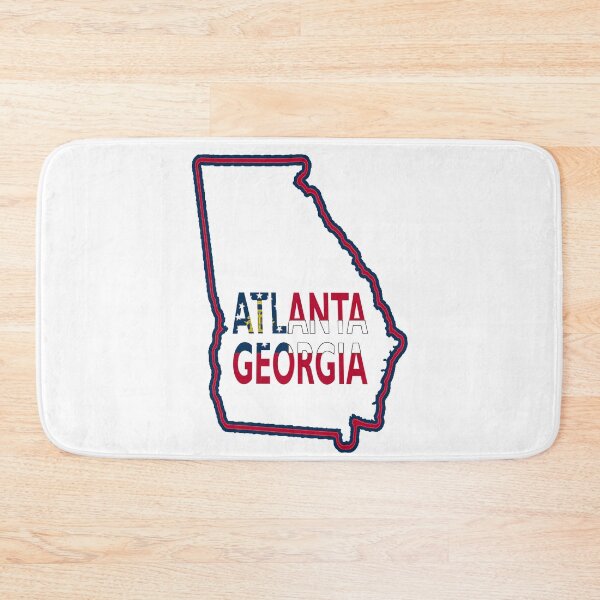 Item preview, Team Georgia | Map of Atlanta GA designed and sold by Quotes-I-Wear.