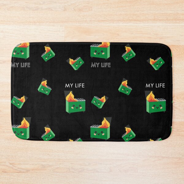 Item preview, My Life Is A Dumpster Fire - repeating pattern  designed and sold by gobbieshoppe.
