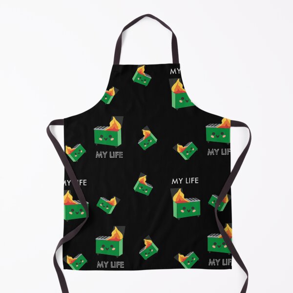 Item preview, My Life Is A Dumpster Fire - repeating pattern designed and sold by gobbieshoppe.