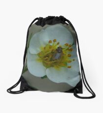 Fly Flower Drawstring Bag