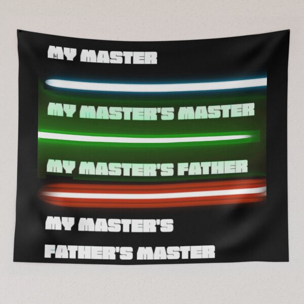 Item preview, My Master My Master's Master Christmas Holiday Quote designed and sold by Gordon Nelson.