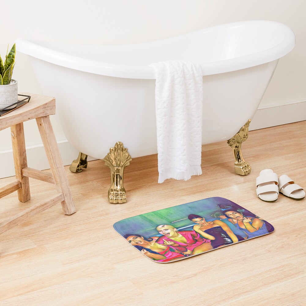 Aperçu de l'œuvre Tapis de bain créée et vendue par Shirtness.