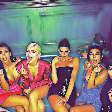 Aperçu de l'œuvre Image améliorée du doigt du milieu de la famille Kardashian de Shirtness