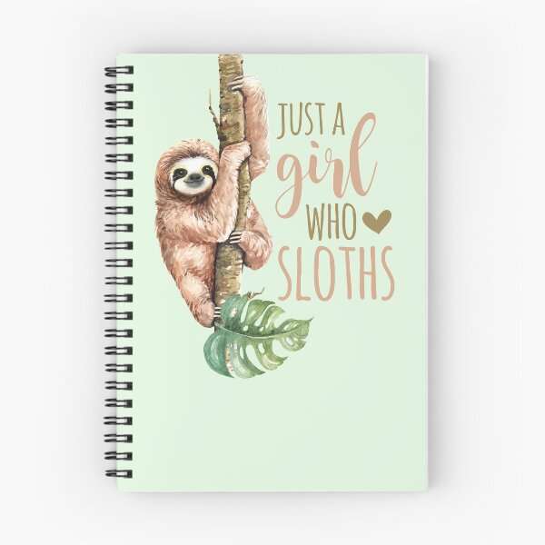 Item preview, Just A Girl Who Loves Sloths designed and sold by FiveDucklings.