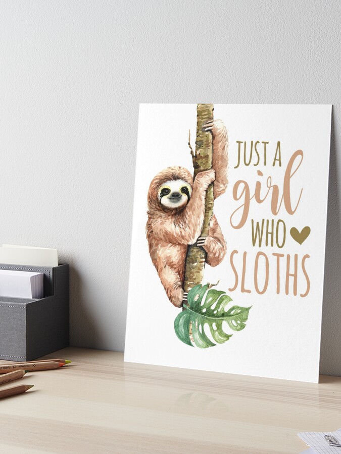 Girls Art Kit with Sloth Cut out, Book Paint Kits – Teresa's Spot for All  Things Art