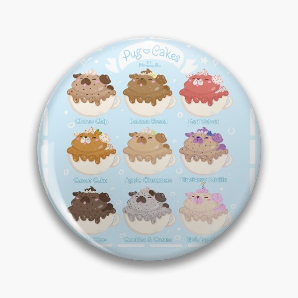 Item preview, Pug Cake Menu designed and sold by MynnuB.
