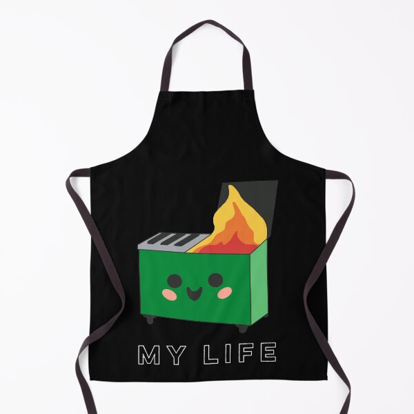 Item preview, My Life Is A Dumpster Fire - white text designed and sold by gobbieshoppe.