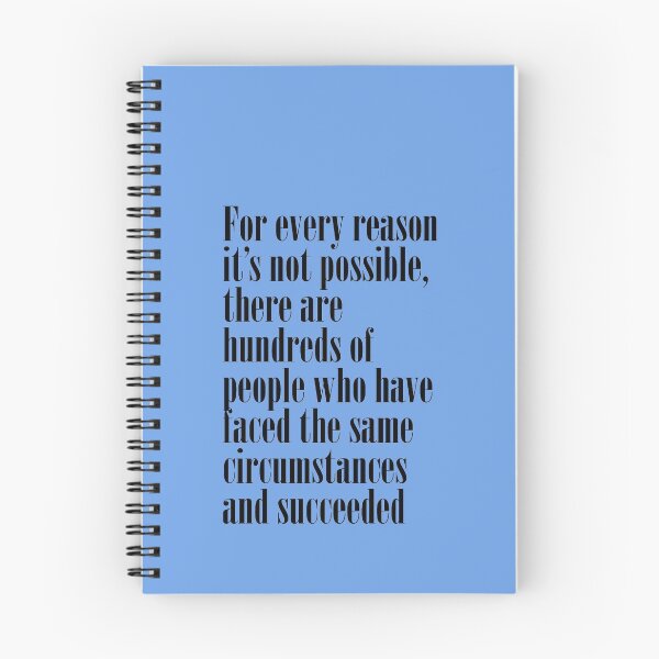 Item preview, For every reason it’s not possible, there are hundreds of people who have faced the same circumstances and succeeded. Motivational Quote.  designed and sold by amrmab.