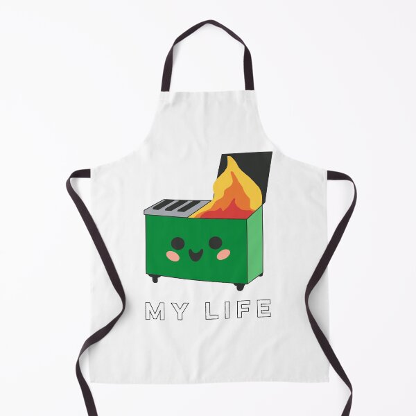 Item preview, My Life Is A Dumpster Fire - black text designed and sold by gobbieshoppe.