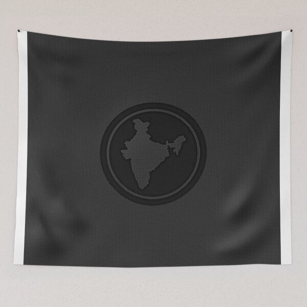 Item preview, India Map black designed and sold by Roy Store.
