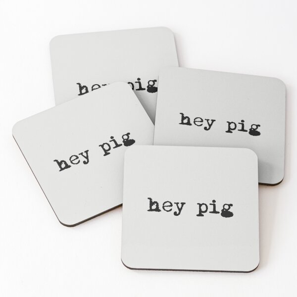 Item preview, Hey Pig Black Vintage designed and sold by AboveTheVillage.