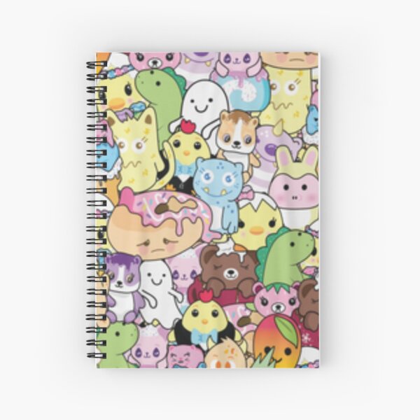Moriah Elizabeth pickle the dinosaur mashup Spiral Notebook