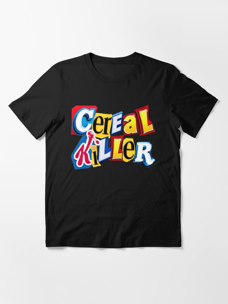 Alternate view of Cereal Killer Ransom Note Essential T-Shirt