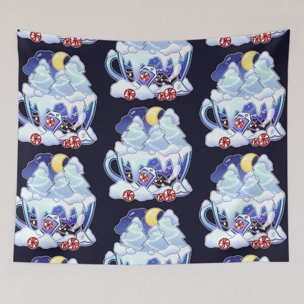 Item preview, Winter Wonderland Peppermint Tea designed and sold by heysoleilart.