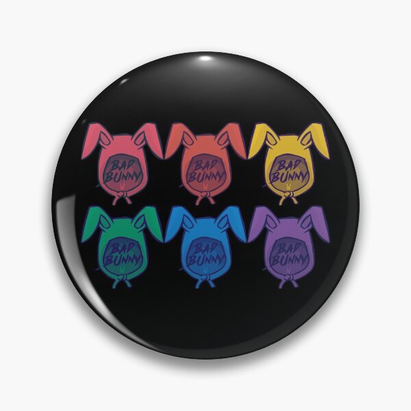 Item preview, Bad Bunny Logo Rainbow Colors designed and sold by InsomniaCL.