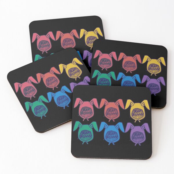 Item preview, Bad Bunny Logo Rainbow Colors designed and sold by InsomniaCL.
