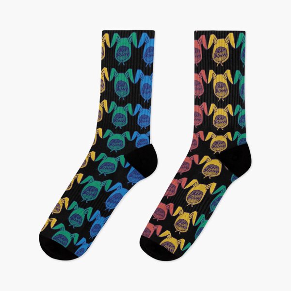 Item preview, Bad Bunny Logo Rainbow Colors designed and sold by InsomniaCL.