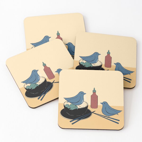 Item preview, noodle house birds designed and sold by Sara Frane.