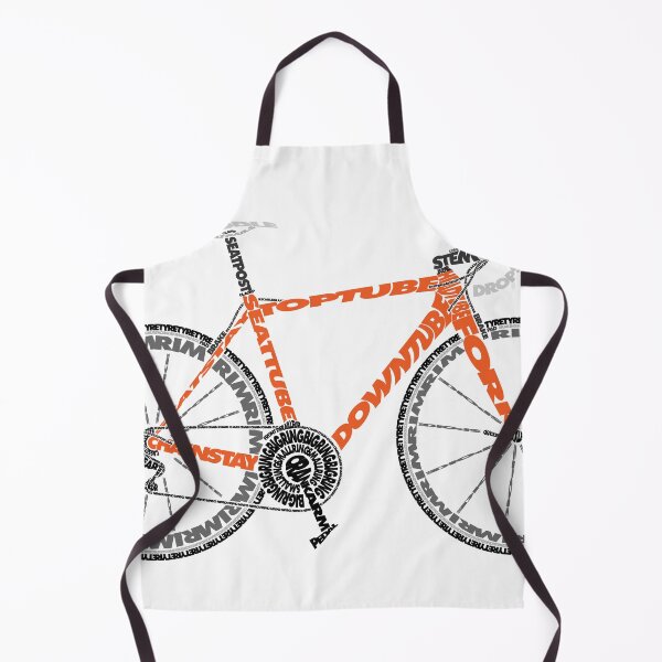 Item preview, Typographic Anatomy of a Road Bike designed and sold by jarodface.