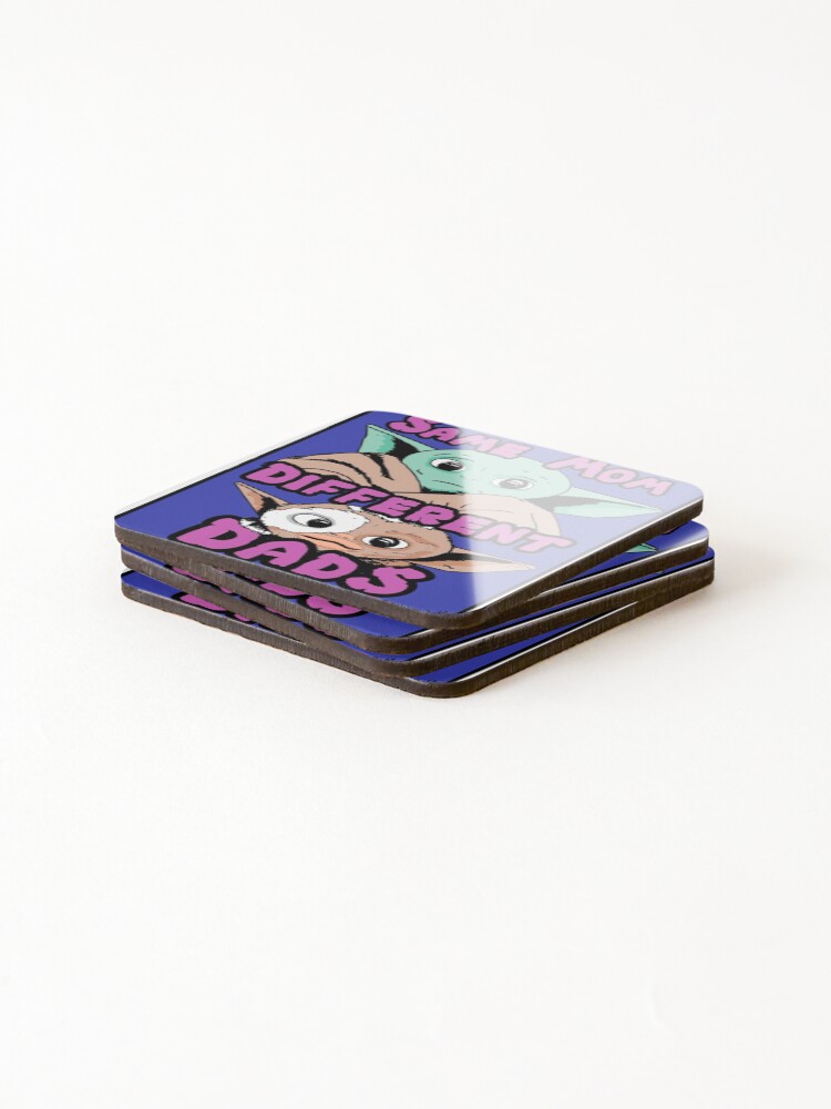 Thumbnail 4 of 5, Coasters (Set of 4), Half Brothers designed and sold by RGIllustrations.