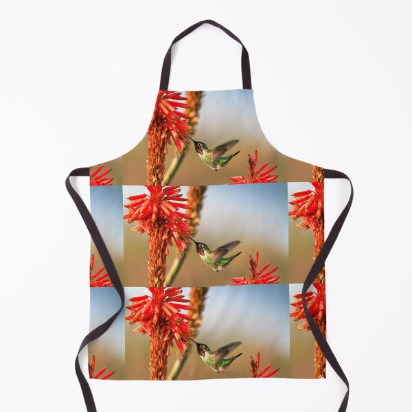 Aperçu de l'œuvre Hummingbird's Aloe Flower créée et vendue par PsychoAlien.com.