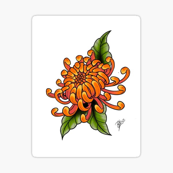 25 Cool Chrysanthemum Tattoos