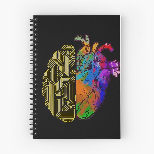 Item preview, Half head half heart creative and logic designed and sold by yinon-h.